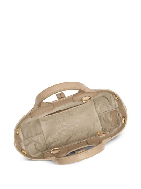 Longchamp xs Le Roseau handle detachable strap tote bag - Neutrals