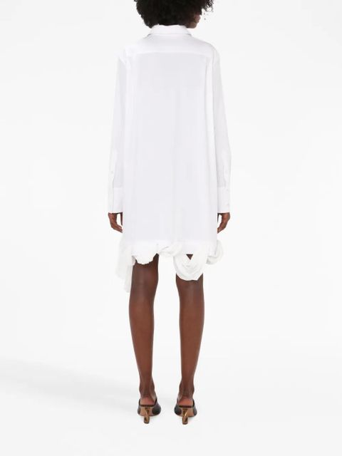 JW Anderson loop-hem shirt dress - White