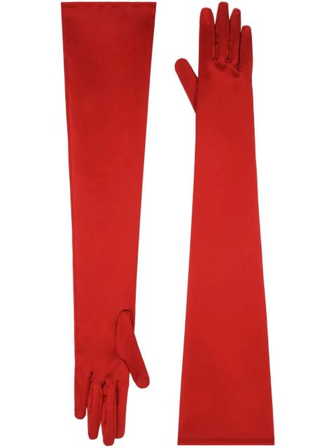 Dolce & Gabbana Kim elbow-length gloves - Orange - zdjęcie produktu nr 1