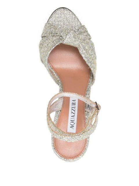 Aquazzura 85mm Nina Sandals - Yellow - zdjęcie produktu nr 2