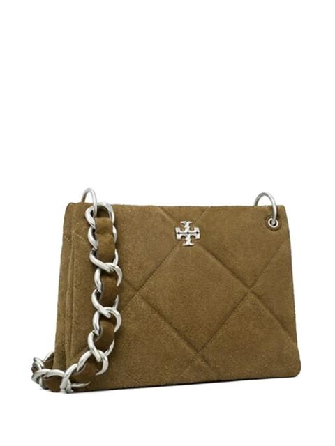Tory Burch Kira suede small shoulder bag - Brown