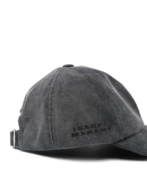 ISABEL MARANT corduroy baseball cap - Black