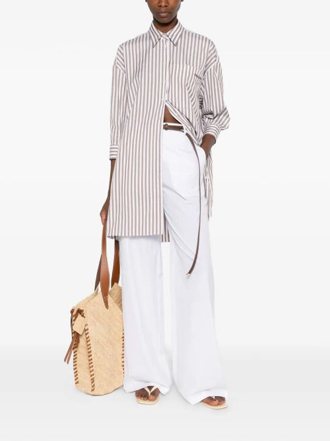 Max Mara belt trousers - White - zdjęcie produktu nr 2