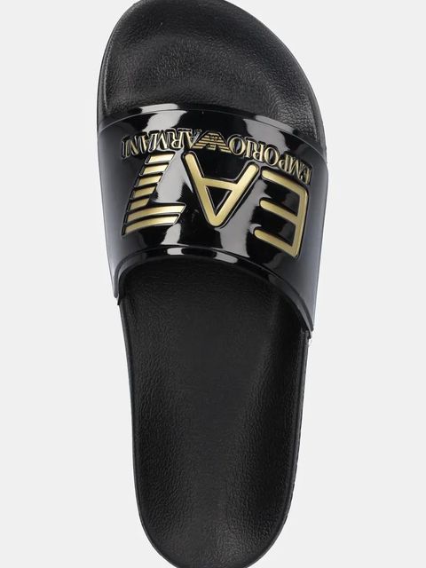 EA7 Emporio Armani klapki damskie kolor czarny AF15118.7X000108