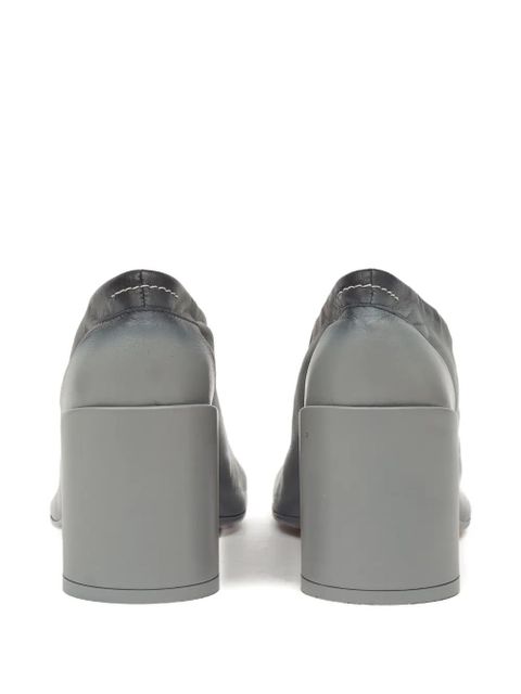 MM6 Maison Margiela leather pumps - Grey