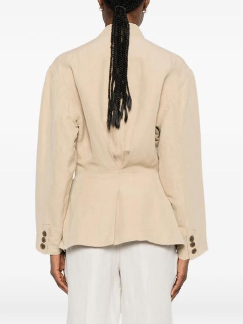 ISABEL MARANT Soraya single-breasted jacket - Neutrals