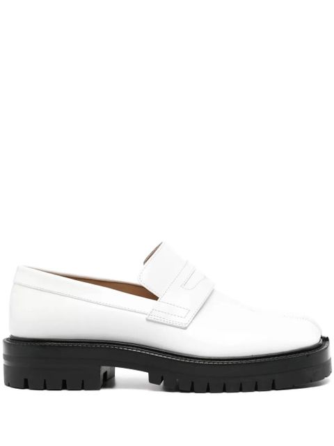Maison Margiela Tabi leather loafers - White - zdjęcie produktu nr 1
