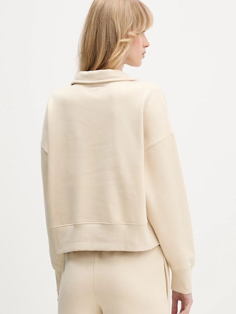 Guess Jeans bluza damska kolor beżowy melanżowa W5BQ09 KC811 - zdjęcie produktu nr 2