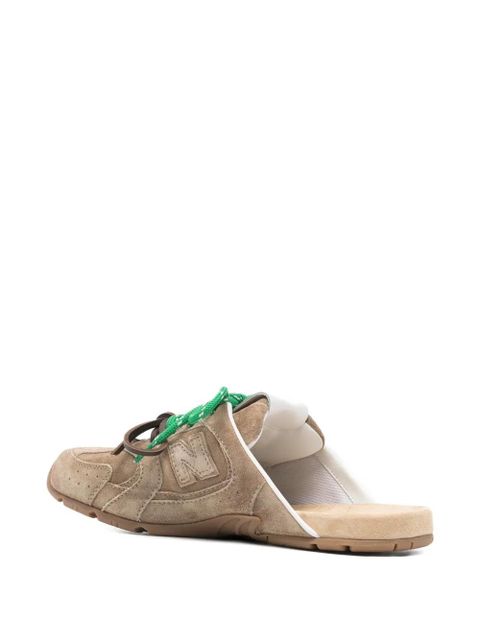 Miu Miu x New Balance 530 SL suede mules - Neutrals - zdjęcie produktu nr 2