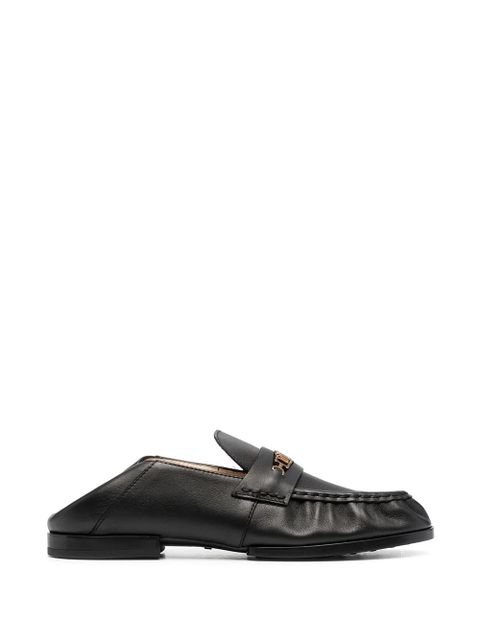 Tod's chain-link detail loafers - Black