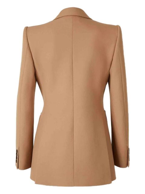 Chloé peak-lapel button wool blazer - Brown - zdjęcie produktu nr 2