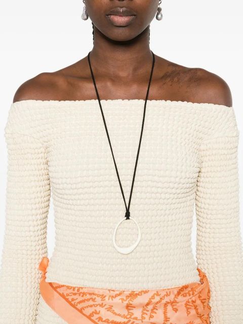 Nanushka waffle-texture maxi dress - Neutrals