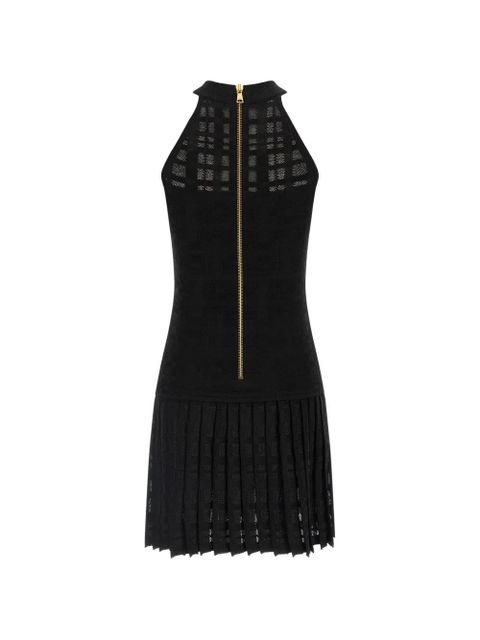 Balmain button knitted mini dress - Black - zdjęcie produktu nr 2
