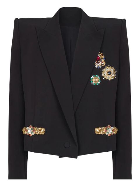 Balmain embroidered jacket - Black - zdjęcie produktu nr 1
