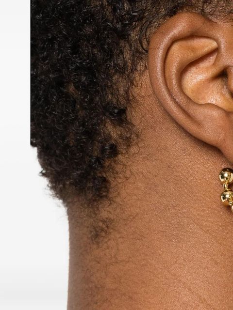 Maje beaded hoop earrings - Gold - zdjęcie produktu nr 2