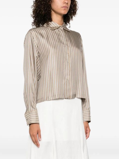 Max Mara Brama silk shirt - Brown