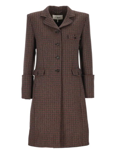 Chloé buttoned pocket coat - Brown - zdjęcie produktu nr 1