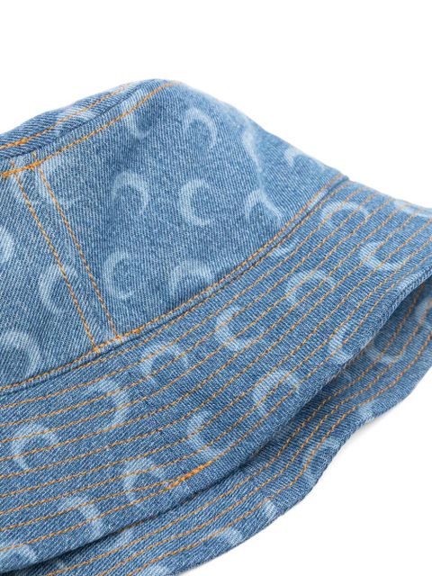 Marine Serre Crescent Moon-print bucket hat - Blue - zdjęcie produktu nr 2