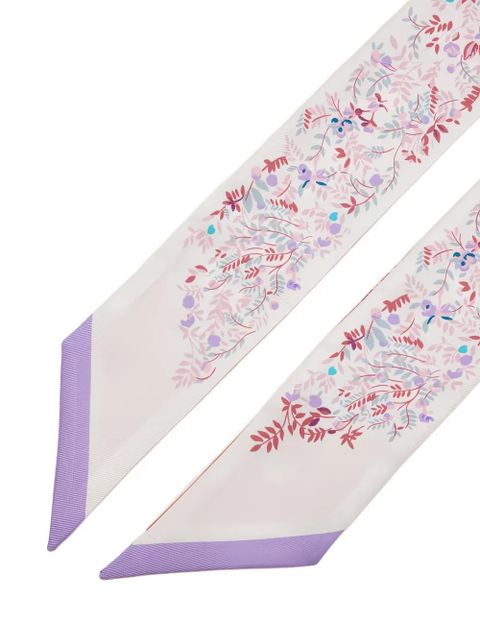 Gucci floral silk scarf - Orange