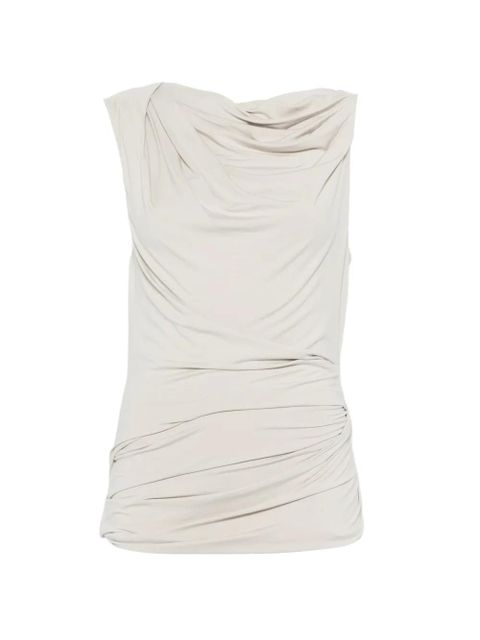 ENTIRE STUDIOS Drape gathered top - Grey - zdjęcie produktu nr 1