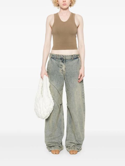 ENTIRE STUDIOS cropped tank top - Green - zdjęcie produktu nr 2