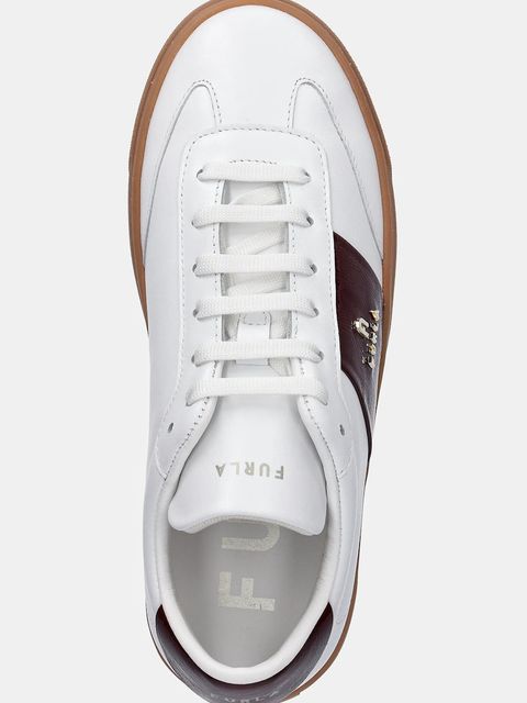 Furla sneakersy skórzane Enjoy Lace-Up Sneaker damskie kolor biały YI79ENJ BX3711 4236S