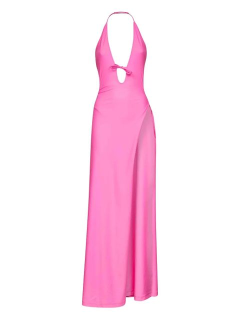 Balenciaga halterneck maxi dress - Pink - zdjęcie produktu nr 1