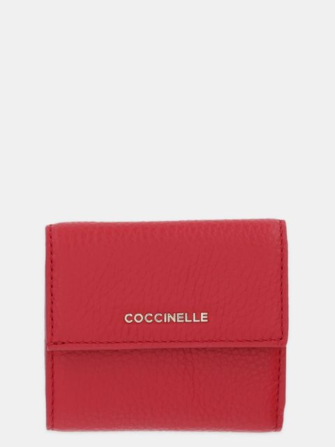 Coccinelle portfel skórzany damski kolor czerwony E2 MW5 11 B8 01 - zdjęcie produktu nr 1