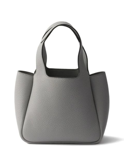 Prada leather tote bag - Grey - zdjęcie produktu nr 2