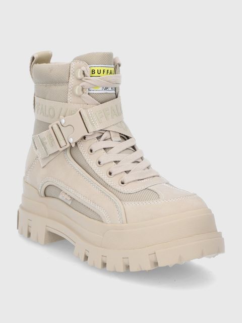 Buffalo workery Aspha Com1 1622065 damskie kolor transparentny na platformie ocieplone - zdjęcie produktu nr 2