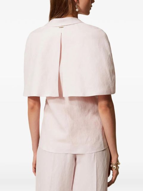 TWINSET pink cape jacket