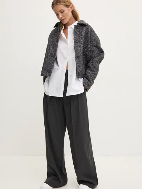 Tommy Hilfiger koszula bawełniana damska kolor biały regular z kołnierzykiem klasycznym - zdjęcie produktu nr 2