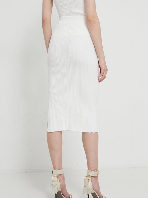 HUGO spódnica kolor biały midi ołówkowa 50514292 - zdjęcie produktu nr 2