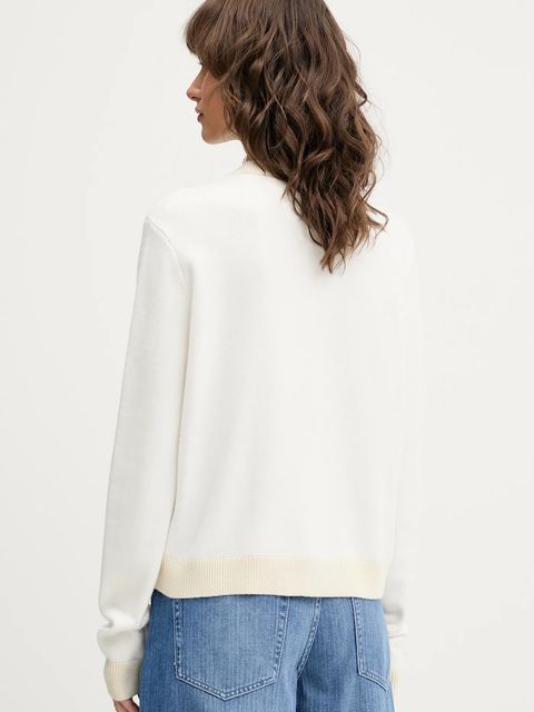 Tommy Jeans sweter damski kolor beżowy DW0DW20970 - zdjęcie produktu nr 2