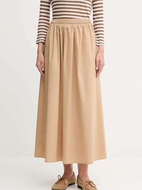 OUI spódnica kolor beżowy maxi rozkloszowana 93841 - zdjęcie produktu nr 1