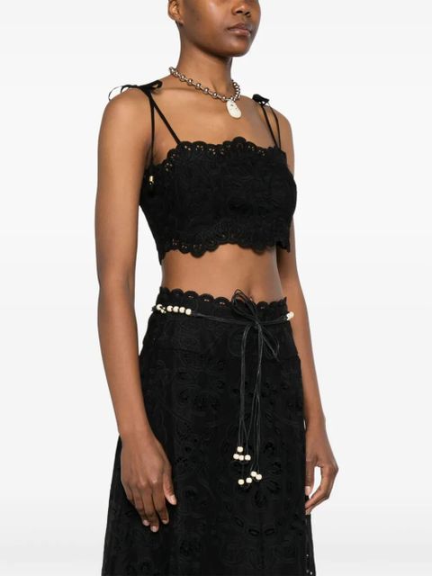 ZIMMERMANN Rhiannon crop top - Black