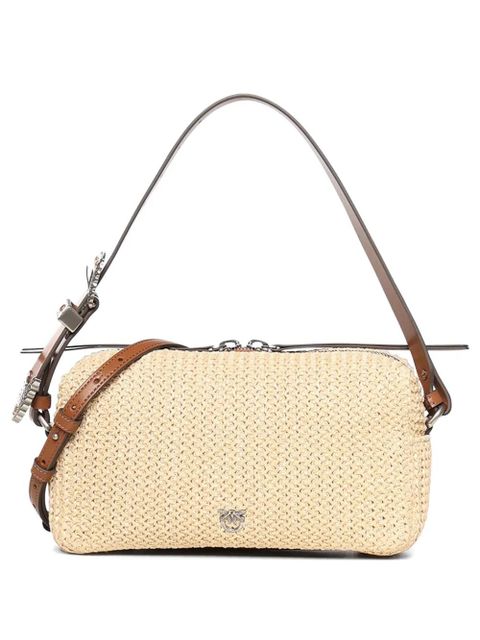 PINKO logo-plaque cross body bag - Neutrals - zdjęcie produktu nr 1