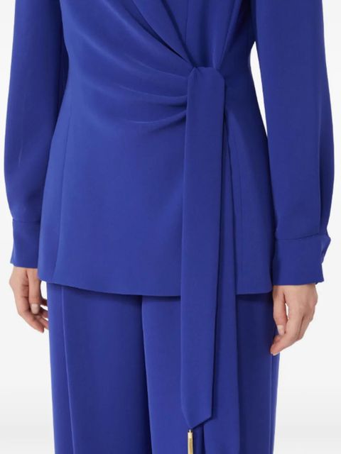 Max Mara Skipper tie-detail jacket - Blue