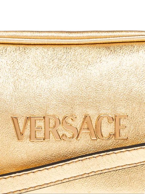 Versace metallic leather shoulder bag - Gold