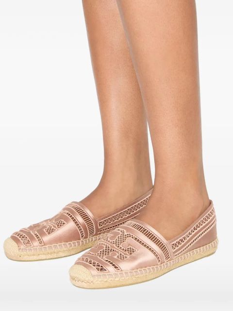 Tory Burch open weave espadrilles - Pink