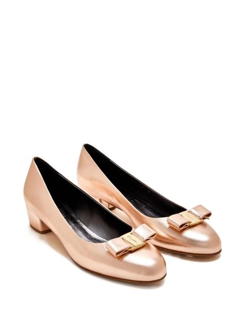 Ferragamo 30mm Vara-bow pumps - Pink