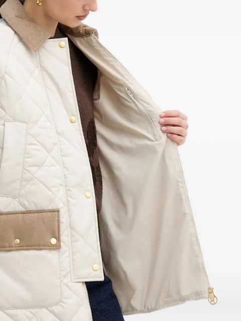 Barbour corduroy quilted jacket - Neutrals