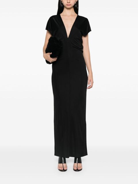 KHAITE Ima maxi dress - Black