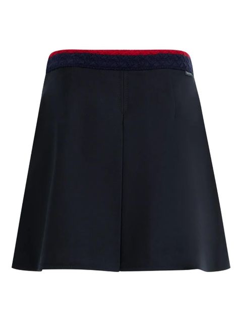 Moncler pleated mini skirt - Blue