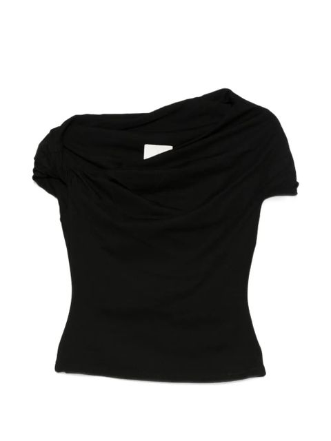 Paris Georgia Ida draped top - Black - zdjęcie produktu nr 1