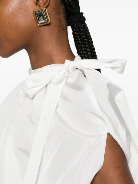 Max Mara tie-detail blouse - White