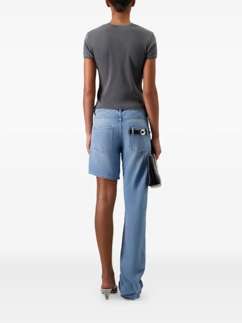 Coperni One-leg Boyfriend asymmetric jeans - Blue