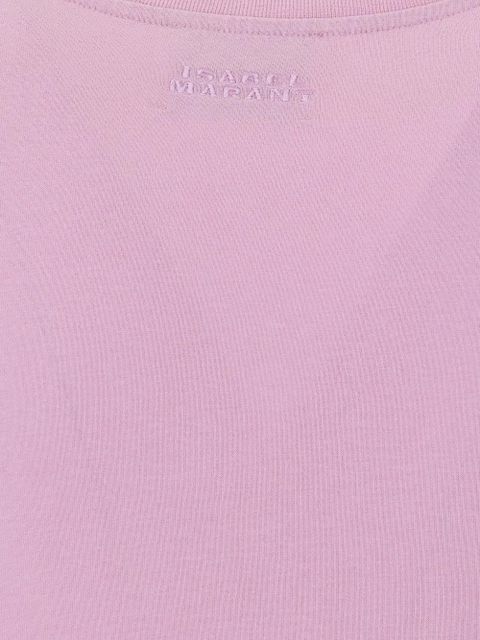 MARANT ÉTOILE Mylda balloon-sleeve crew-neck midi dress - Pink