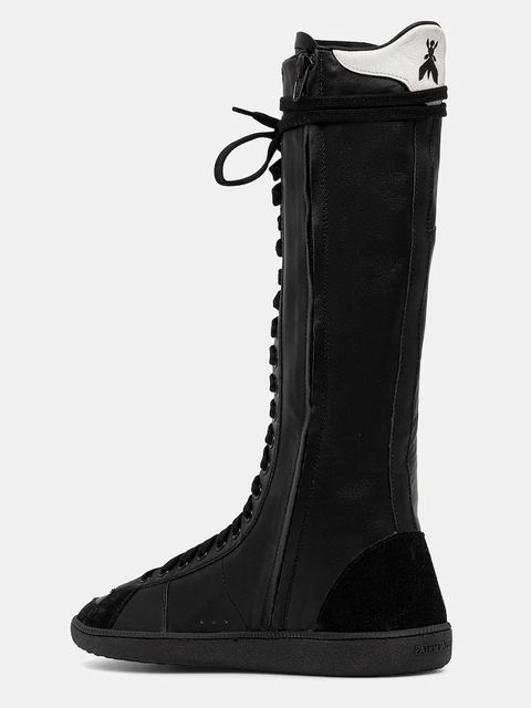 Patrizia Pepe trampki skórzane kolor czarny 8Y0145 L150 K101