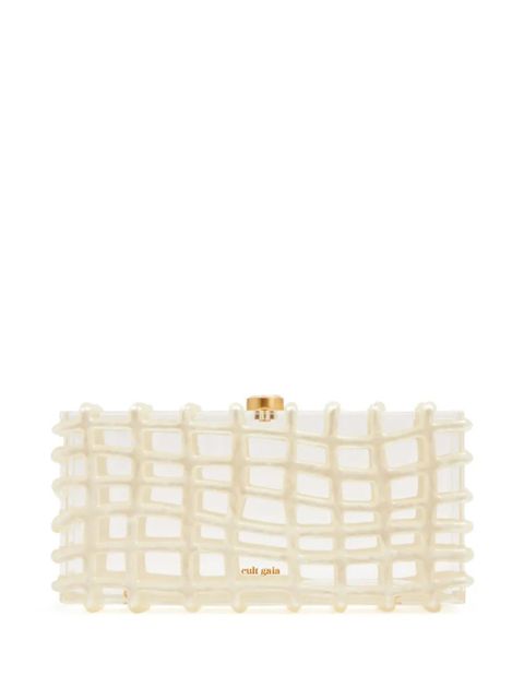 Cult Gaia Rina caged clutch bag - White - zdjęcie produktu nr 1